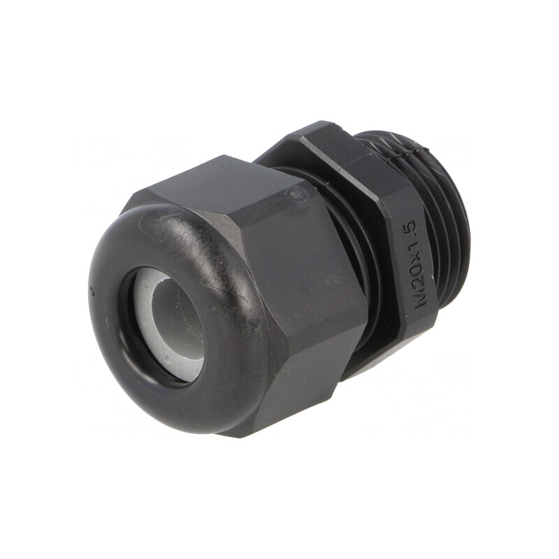 Garnitură de etanşare neagră M20 1,5 IP68 poliamidă UL94V-0 | Electronic-mag.ro | Componente Electronice