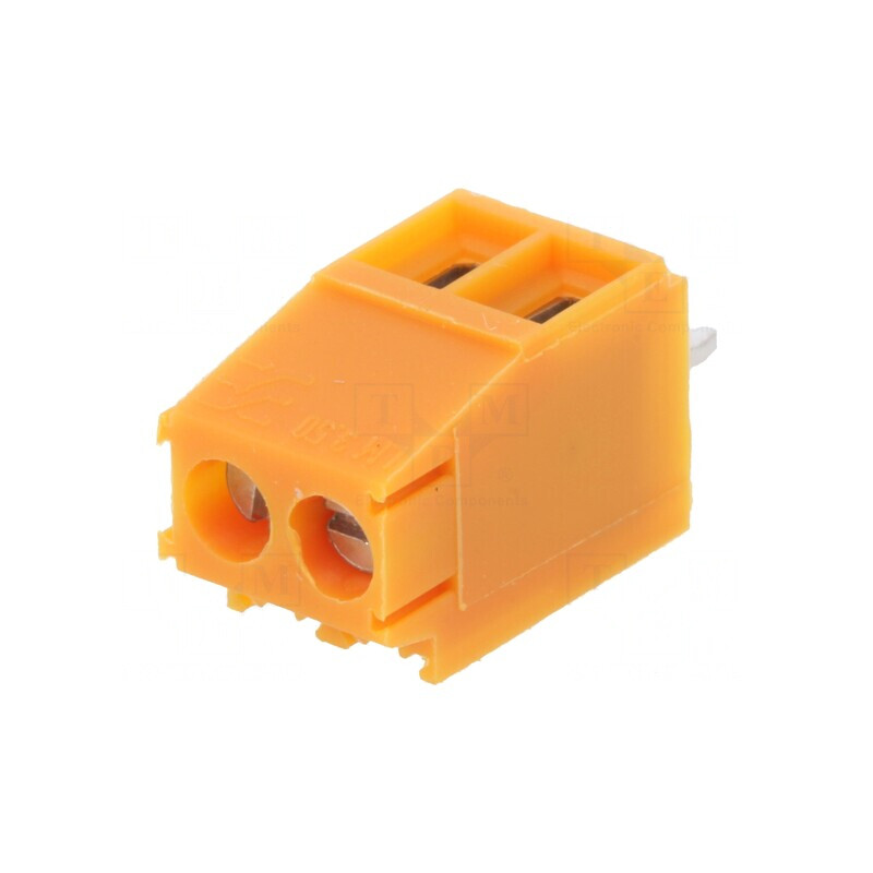 Regletă Conexiuni PCB 90° 3,5mm 2 Piste 10A | Electronic-mag.ro | Componente Electronice Regletă Conexiuni PCB 90° 3,5mm 2 Piste 10A | Electronic-mag.ro | Componente Electronice