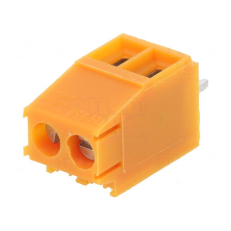 Regletă Conexiuni PCB 90° 3,5mm 2 Piste 10A | Electronic-mag.ro | Componente Electronice