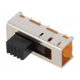 Comutator Glisant 3 Pini 0,35A 30VDC ON-ON-ON PCB THT | Electronic-mag.ro | Componente Electronice