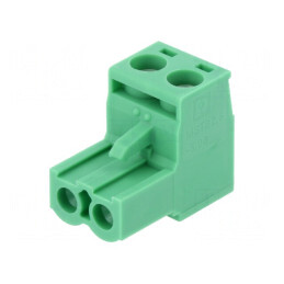 Regletă de Conexiuni Deconectabilă 2 Piste 5,08mm Drept Mufă | Electronic-mag.ro | Componente Electronice
