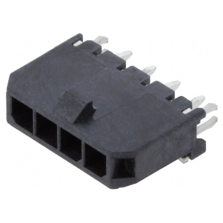 Soclu cablu-placă tată Micro-Fit 3.0 3mm 4 pini 5A | Electronic-mag.ro | Componente Electronice