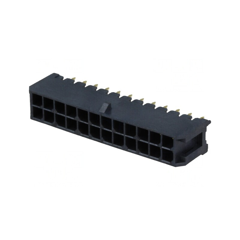 Soclu cablu-placă Minitek Pwr 3.0 3mm 24 PIN 5A | Electronic-mag.ro | Componente Electronice