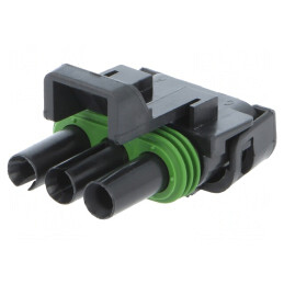 Conector cablu-cablu Weather Pack 3 pini mamă pe cablu | Electronic-mag.ro | Componente Electronice