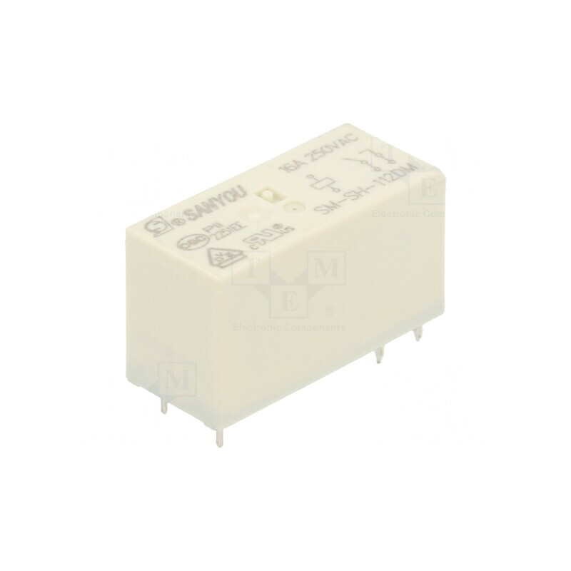 Releu electromagnetic SPST-NO 12VDC 16A 250VAC | Electronic-mag.ro | Componente Electronice