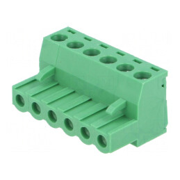 Regletă de Conexiuni Deconectabilă 5.08mm 6 Piste | Electronic-mag.ro | Componente Electronice