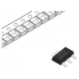 Stabilizator de Tensiune LDO 5V 0.8A SOT223 | Electronic-mag.ro | Componente Electronice