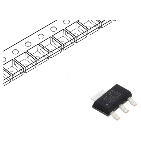 Stabilizator de Tensiune LDO 5V 0.8A SOT223 | Electronic-mag.ro | Componente Electronice