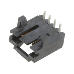 Soclu cablu-placă 4 pini AMPMODU MTE 2,54mm THT aurit | Electronic-mag.ro | Componente Electronice