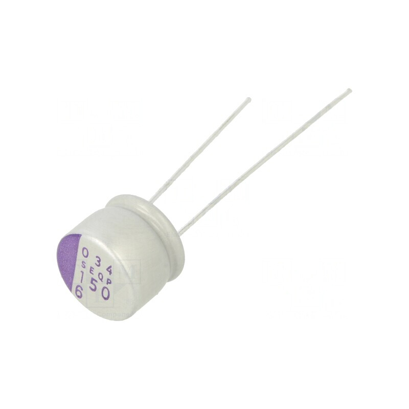 Condensator Polimeric 150uF 6.3V THT | Electronic-mag.ro | Componente Electronice Condensator Polimeric 150uF 6.3V THT | Electronic-mag.ro | Componente Electronice