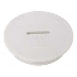 Capac de protecție gri deschis PG29 IP56 poliamidă | Electronic-mag.ro | Componente Electronice