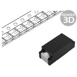 Siguranţă: siguranţă; ardere rapidă; 10A; 125VAC; 125VDC; SMD