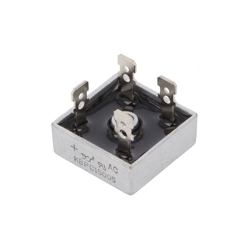 Punte Redresoare Monofazată 50V 15A KBPC | Electronic-mag.ro | Componente Electronice