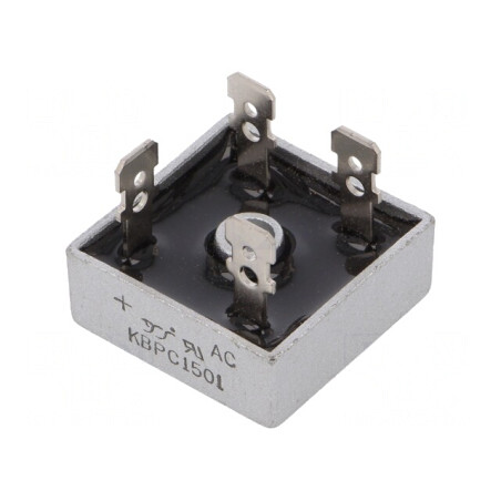 Punte Redresoare Monofazată 100V 15A KBPC | Electronic-mag.ro | Componente Electronice