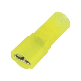 Terminal Plat Izolat 6.4mm x 0.8mm Mamă Crimpat pe Cablu | Electronic-mag.ro | Componente Electronice