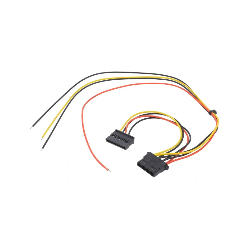 Cablu Alimentare Molex-SATA 0.4m | Electronic-mag.ro | Componente Electronice