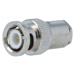 Mufă BNC Tată 75Ω RG59 Crimpat | Electronic-mag.ro | Componente Electronice