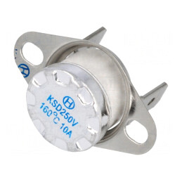 Termostat Senzor NC 160°C-130°C 10A 250VAC | Electronic-mag.ro | Componente Electronice