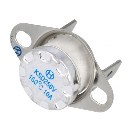 Termostat Senzor NC 160°C-130°C 10A 250VAC | Electronic-mag.ro | Componente Electronice