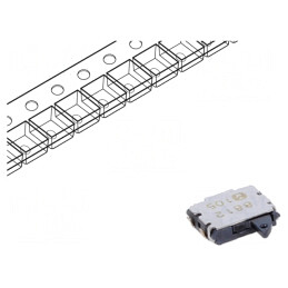 Comutator SPST-NC 0,01A 5VDC Acționat prin Apăsare | Electronic-mag.ro | Componente Electronice