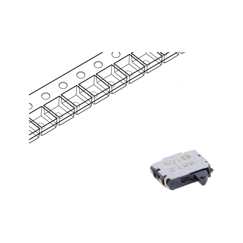 Comutator SPST-NC 0,01A 5VDC Acționat prin Apăsare | Electronic-mag.ro | Componente Electronice