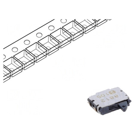Comutator SPST-NC 0,01A 5VDC Acționat prin Apăsare | Electronic-mag.ro | Componente Electronice