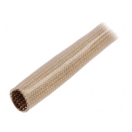 Manșon Electroizolant Fibră de Sticlă Bej 3mm | Electronic-mag.ro | Componente Electronice
