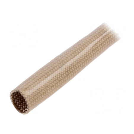 Manșon Electroizolant Fibră de Sticlă Bej 3mm | Electronic-mag.ro | Componente Electronice