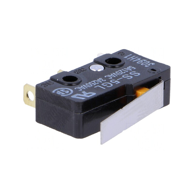 Microîntrerupător SNAP ACTION 5A/125VAC SPDT cu Manetă | Electronic-mag.ro | Componente Electronice