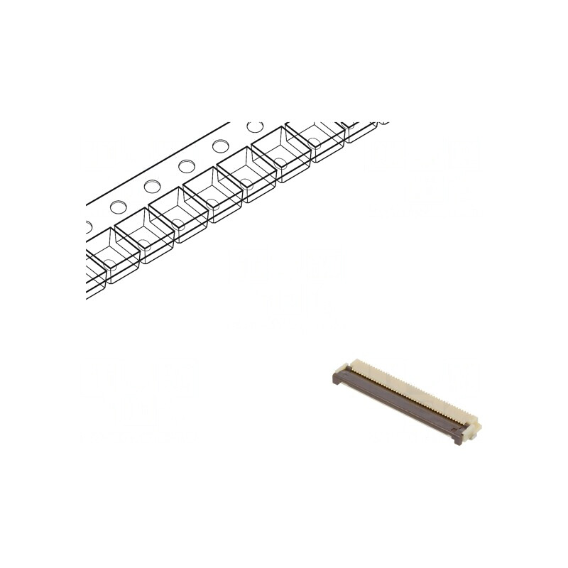 Conector FFC/FPC Orizontal 45 Pini ZIF | Electronic-mag.ro | Componente Electronice Conector FFC/FPC Orizontal 45 Pini ZIF | Electronic-mag.ro | Componente Electronice
