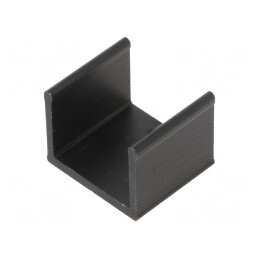 Radiator Negru TO220 15x17x13mm 28K/W | Electronic-mag.ro | Componente Electronice