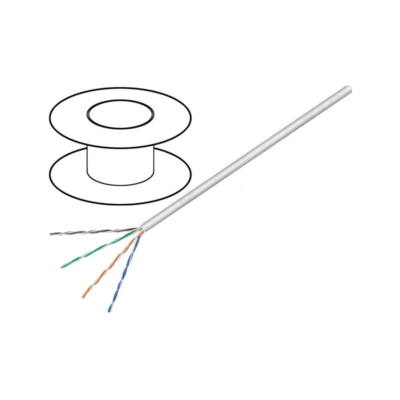 Cablu UTP Cat6 100m PVC Gri | Electronic-mag.ro | Componente Electronice Cablu UTP Cat6 100m PVC Gri | Electronic-mag.ro | Componente Electronice