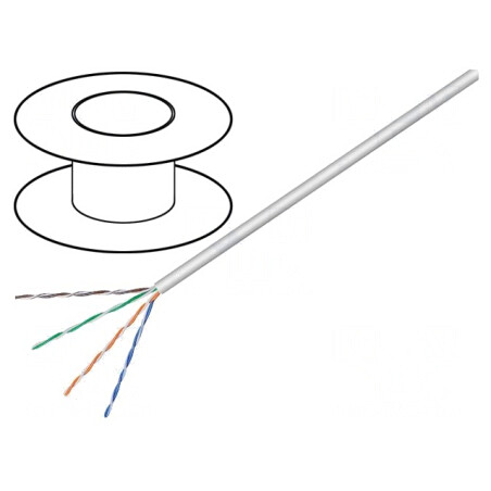 Cablu UTP Cat6 100m PVC Gri | Electronic-mag.ro | Componente Electronice