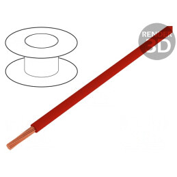 Cablu Electric Roșu 1,5mm2 PVC 450/750V | Electronic-mag.ro | Componente Electronice