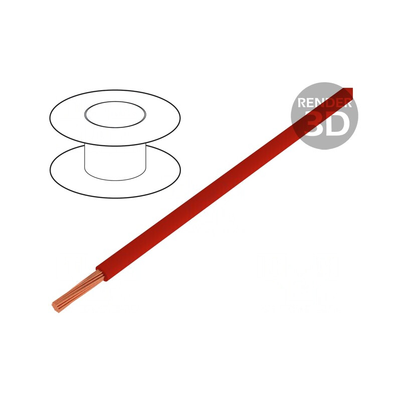 Cablu Electric Roșu 1,5mm2 PVC 450/750V | Electronic-mag.ro | Componente Electronice Cablu Electric Roșu 1,5mm2 PVC 450/750V | Electronic-mag.ro | Componente Electronice