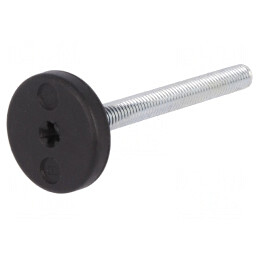 Picioruș rigid cu slot pentru șurubelniță în cruce și ax | Electronic-mag.ro | Componente Electronice