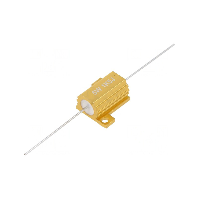 Rezistor Bobinat cu Radiator 1,5kΩ 5W Axial | Electronic-mag.ro | Componente Electronice