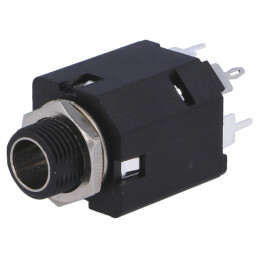 Soclu Jack 6.3mm Stereo cu Întrerupător Dublu | Electronic-mag.ro | Componente Electronice