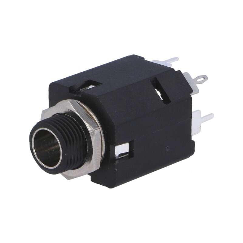 Soclu Jack 6.3mm Stereo cu Întrerupător Dublu | Electronic-mag.ro | Componente Electronice