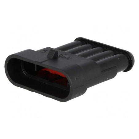 Conector Superseal 1.5 Tată 5-PIN 40-125°C | Electronic-mag.ro | Componente Electronice