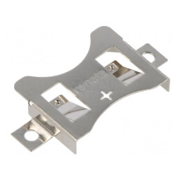 Suport Clip pentru Baterii SMD 2025/2032 H: 4mm | Electronic-mag.ro | Componente Electronice