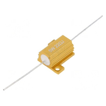Rezistor bobinat 22Ω 5W axial | Electronic-mag.ro | Componente Electronice