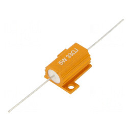 Rezistor Bobinat cu Radiator 33Ω 5W ±5% Axial | Electronic-mag.ro | Componente Electronice