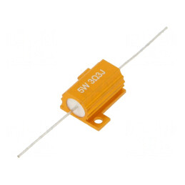 Rezistor Bobinat cu Radiator 3,3Ω 5W Axial | Electronic-mag.ro | Componente Electronice