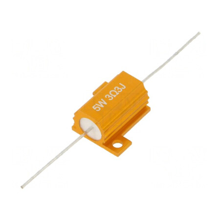 Rezistor Bobinat cu Radiator 3,3Ω 5W Axial | Electronic-mag.ro | Componente Electronice