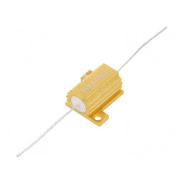 Rezistor bobinat cu radiator 470Ω 5W axial | Electronic-mag.ro | Componente Electronice