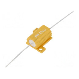 Rezistor Bobinat 47Ω 5W Axial | Electronic-mag.ro | Componente Electronice