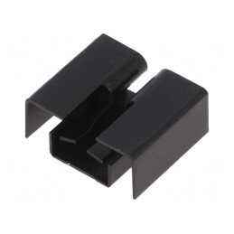 Radiator Negru Extrudat TO220 19.1x21.8x10mm | Electronic-mag.ro | Componente Electronice