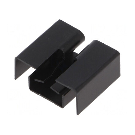 Radiator Negru Extrudat TO220 19.1x21.8x10mm | Electronic-mag.ro | Componente Electronice