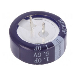 Supercondensator 1F 5.5VDC THT | Electronic-mag.ro | Componente Electronice